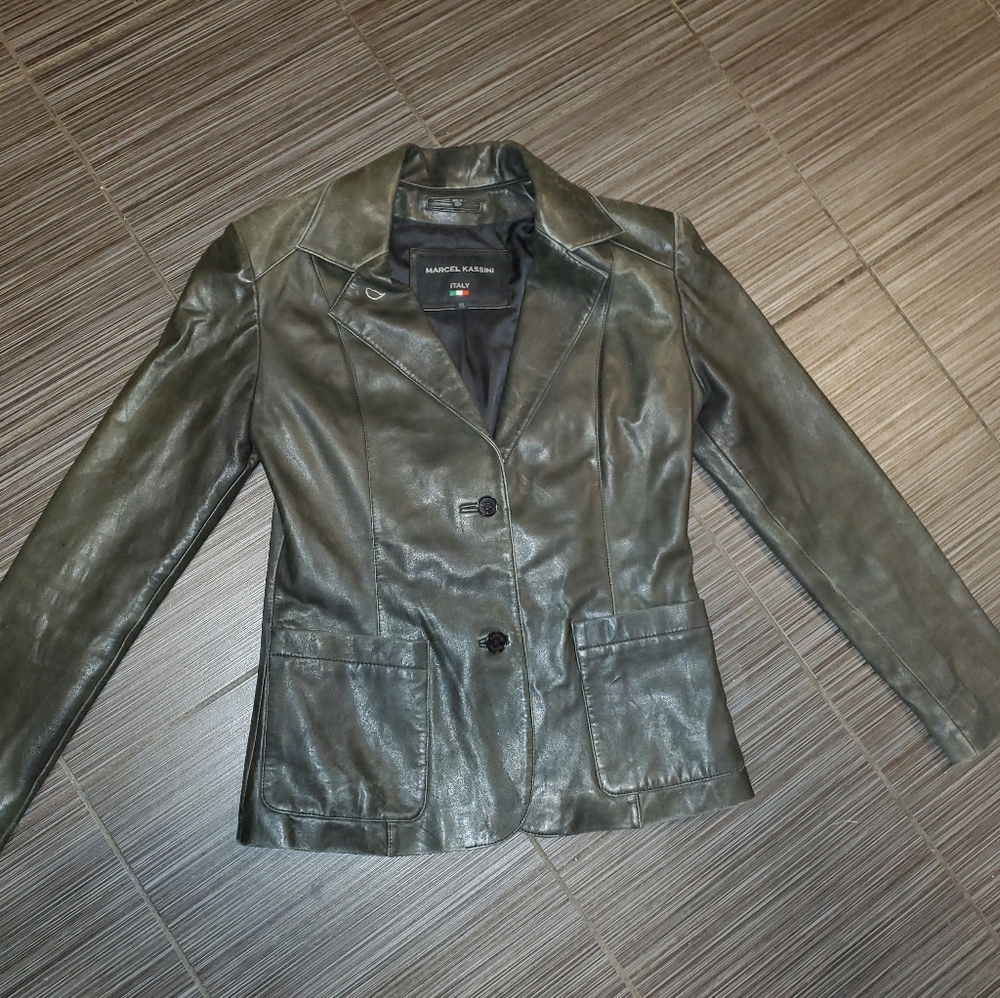 Vintage 1980s Style Leather Jacket